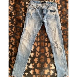 Zara slim premium wash collection blue jeans S:04